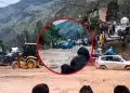 Carretera principal de la v�a Pasco-Hu�nuco qued� bloqueada completamente por huaico