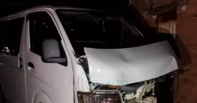 Choque en El Alto dej� varios heridos.