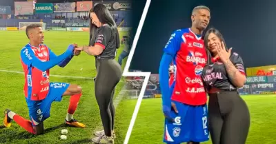 Futbolista termina su compromiso tres d�as despu�s de pedida de mano.