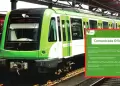 Cierran temporalmente estaciones de la L�nea 1 del Metro de Lima: Una persona ingres� a la v�a f�rrea