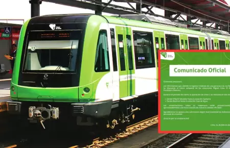 Cierran estaciones por ingreso de una persona a la v�a f�rrea