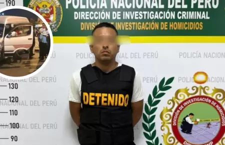 Capturan a implicado en crimen de chofer de combi de 'Ruta B'