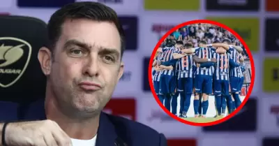 Pablo Guede y plantel de Alianza se reunieron en medio de crisis.