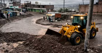 Advierten riesgo de activaci�n de quebradas en 12 regiones.