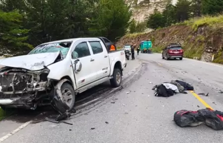 Ciudadano japon�s fallece instant�neamente en v�a La Oroya-Jauja tras impactar c