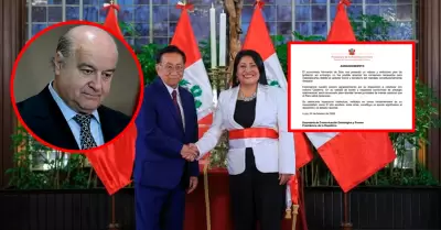 Comunicado emitido por la Presidencia agradece a Hernando de Soto.