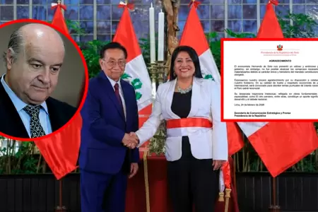 Comunicado emitido por la Presidencia agradece a Hernando de Soto.