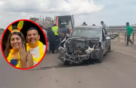 Los pareja de polic�as junto a su menor hijo de 4 a�os perdieron la vida.