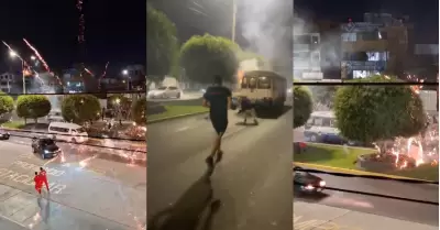 Barristas desatan batalla campal tras triunfo de Sporting Cristal