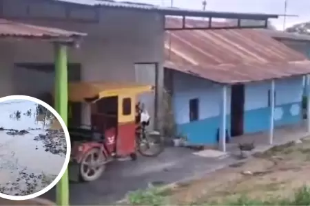Pobladores de Caser�o en Tumbes piden ayuda ante inundaciones