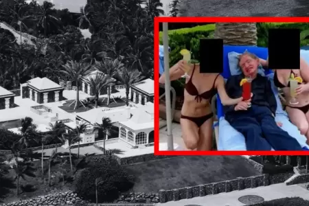 Stephen Hawking en la isla de Jeffrey Epstein