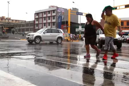 Lluvias intensas en Lima