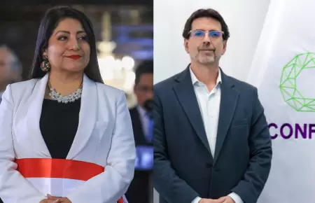 Presidente de la Confiep aprueba a Denisse Miralles como nueva premier.