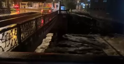 Crece el caudal del r�o R�mac y vecinos temen posible desborde