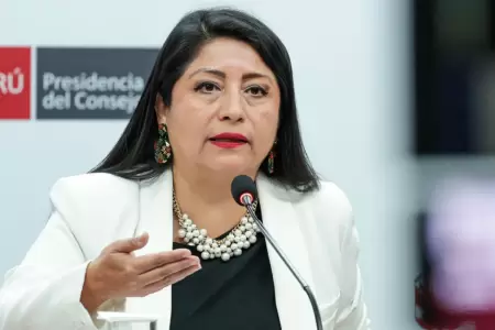 Premier Miralles neg� que su Gabinete tenga "color pol�tico"