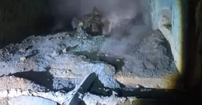 Incineraci�n termina en incendio