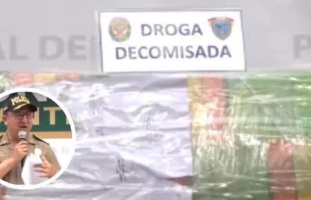 PNP decomisa m�s de 430 ladrillos de coca�na