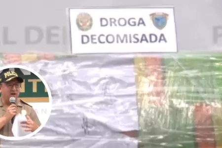 PNP decomisa m�s de 430 ladrillos de coca�na