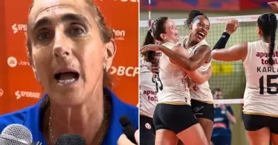 Natalia M�laga tras victoria de G�minis sobre Universitario