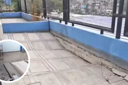 Padres alertan colapso de colegio en Cayma