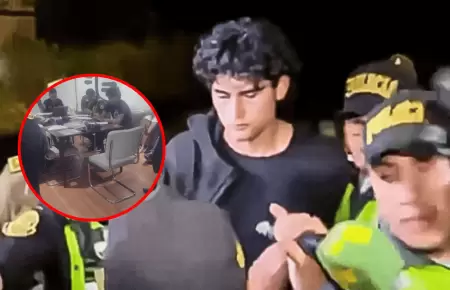 Madre de Adri�n Villar rompi� en llanto tras ver a su hijo enmarrocado