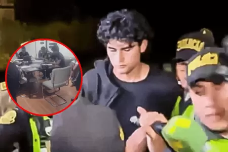 Madre de Adri�n Villar rompi� en llanto tras ver a su hijo enmarrocado