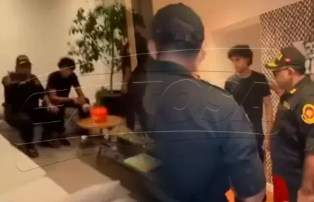 Momento de la intervenci�n y detenci�n de Adri�n Villar.