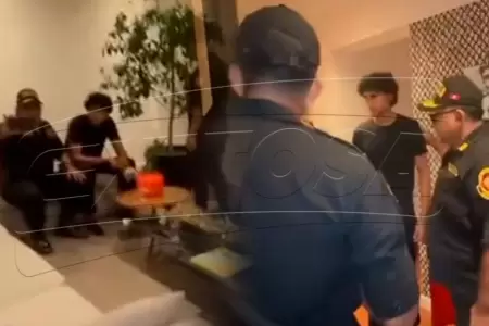 Momento de la intervenci�n y detenci�n de Adri�n Villar.