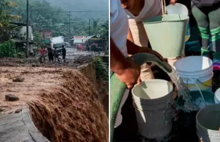 Vecinos denuncian falta de agua potable en Arequipa