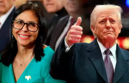 La presidenta encargada destac� la relaci�n que ahora sostiene con Trump.
