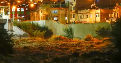 R�o R�mac alcanz� umbral rojo en estaci�n San Mateo, alerta COEN.