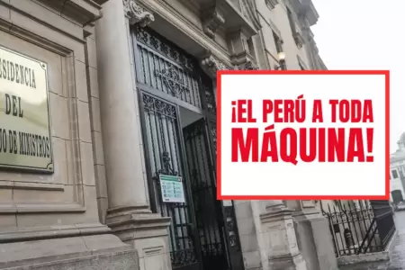 Gobierno oficializa eliminaci�n de la frase "�El Per� a toda m�quina!" y logo