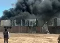 Tacna: Voraz incendio consume planta de aceite de oliva en La Yarada Los Palos