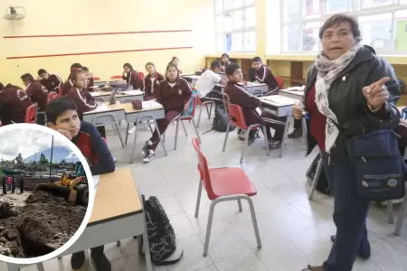 Suspensi�n de clases en colegios de Arequipa