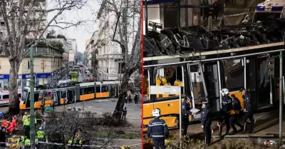 Un tranv�a descarrila en Mil�n dejando muertos y heridos