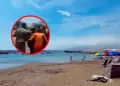 �Escena de terror en playa Miramar!: Se salvan de morir ahogados seis menores de academia prepolicial
