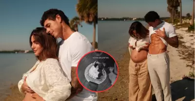 Isabella Ladera y Hugo Garc�a hacen revelaci�n de sexo de su beb�