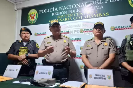 PNP reporta 101 detenidos y 6 bandas criminales desarticuladas en las �ltimas ho