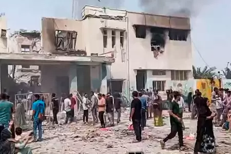 Israel ataca escuela primaria de Ir�n dejando varias v�ctimas.