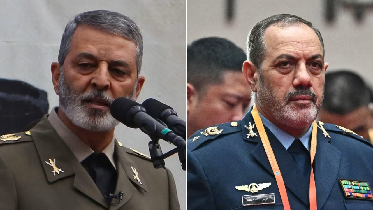 Abdolrahim Mousavi y Aziz Nasirzadeh fueron eliminados durante ataques masivos contra Ir�n.