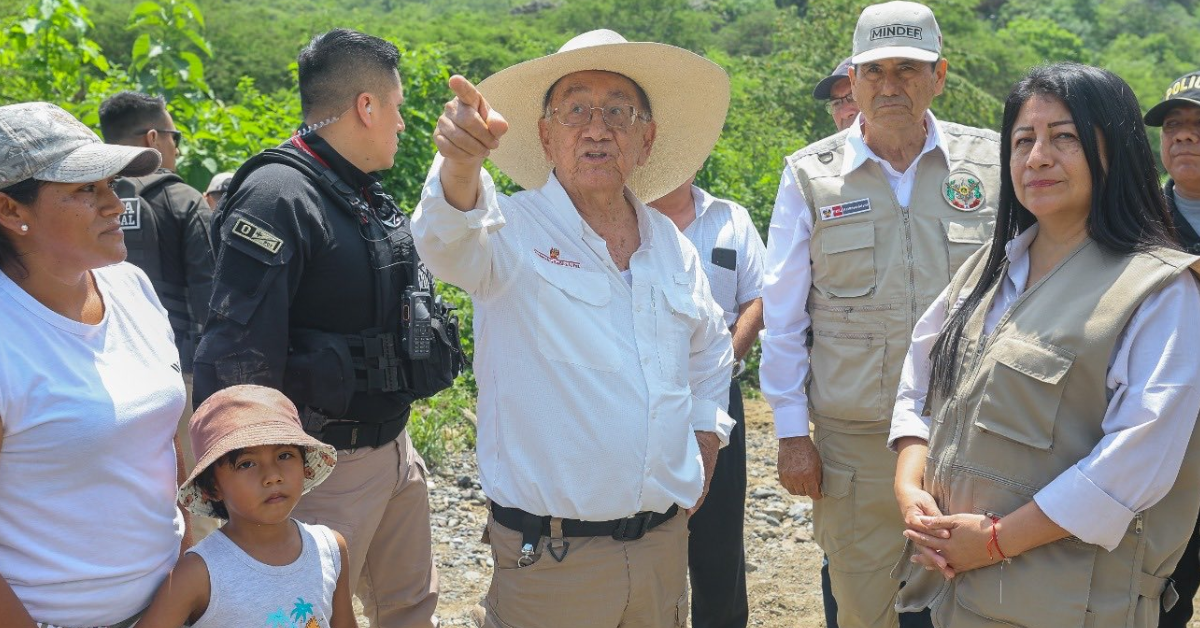 Presidente Balcázar llegó a Cajamarca ante emergencia por lluvias: Anunció ejecución de obras viales