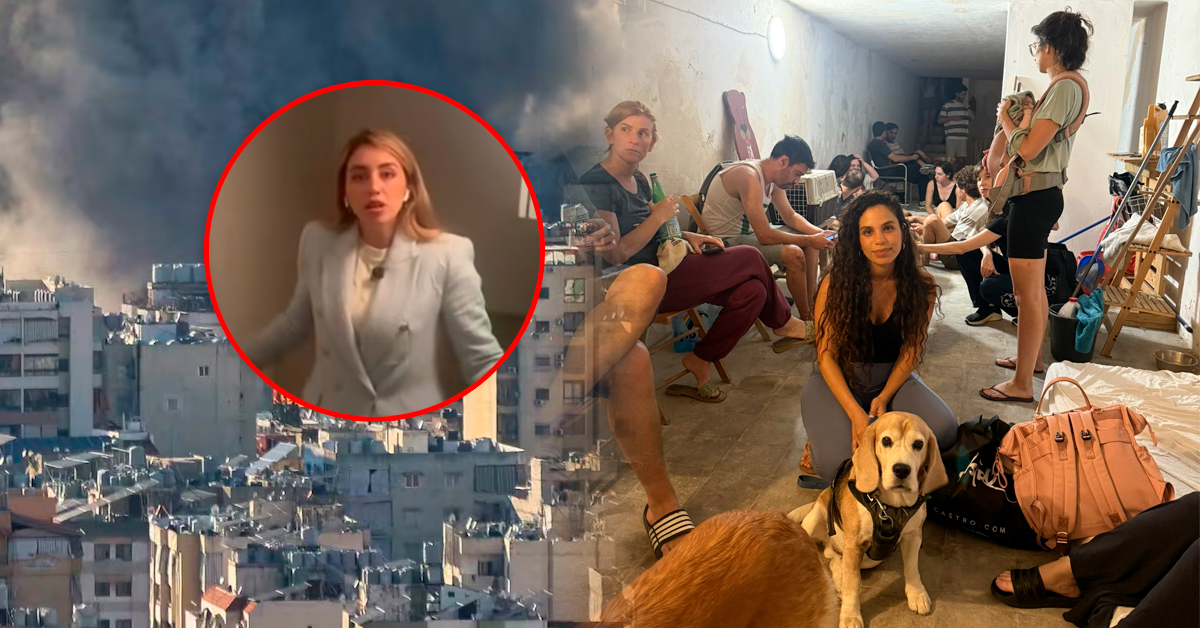 "Estoy bajo tierra": Influencer peruana en Israel muestra cómo luce un refugio antimisiles