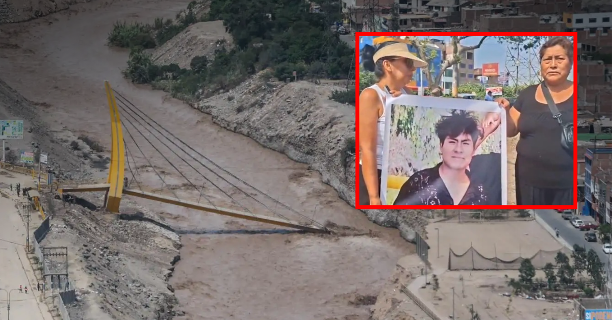 Tragedia en el Agustino: Joven universitario desaparece tras caer por la rivera del río Rímac