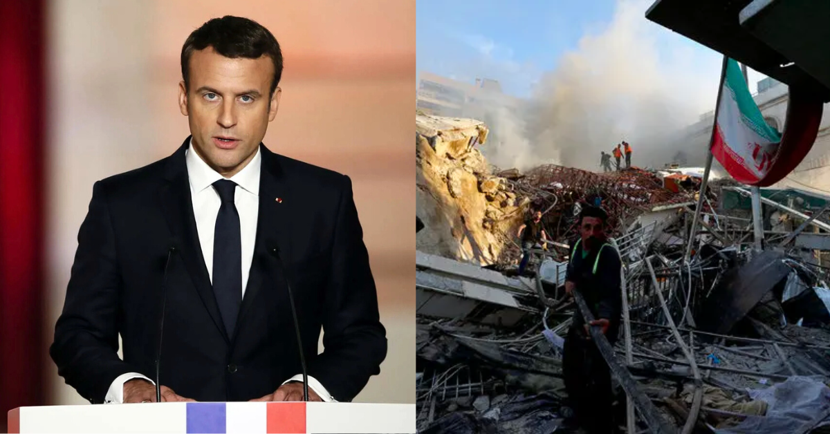 Presidente de Francia NO lamenta muertes en Irán: "No los extrañaremos, masacraron a su pueblo"