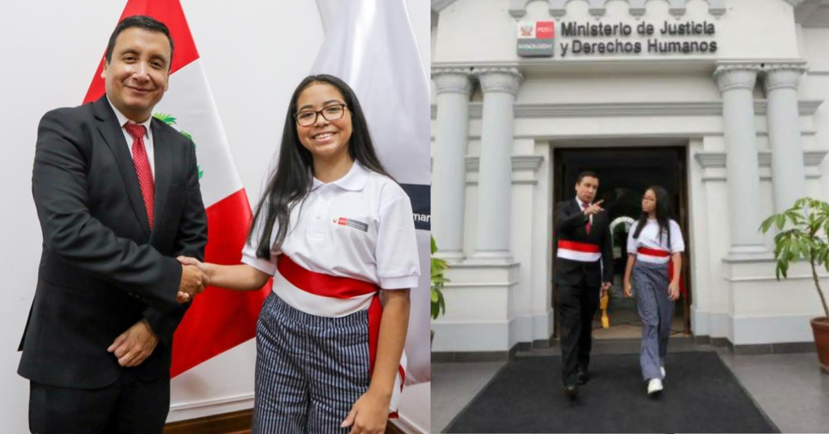 Día de la Mujer: Niña de 12 años se convierte en MINISTRA de Justicia por un día para conmemorar fecha