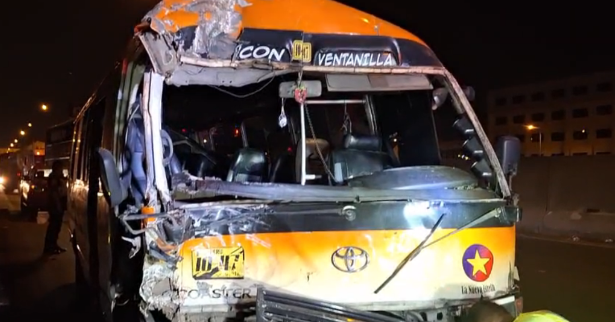 ¡Tragedia en Comas! Más de 10 heridos deja accidente de "Anconeros" en la Panamericana Norte