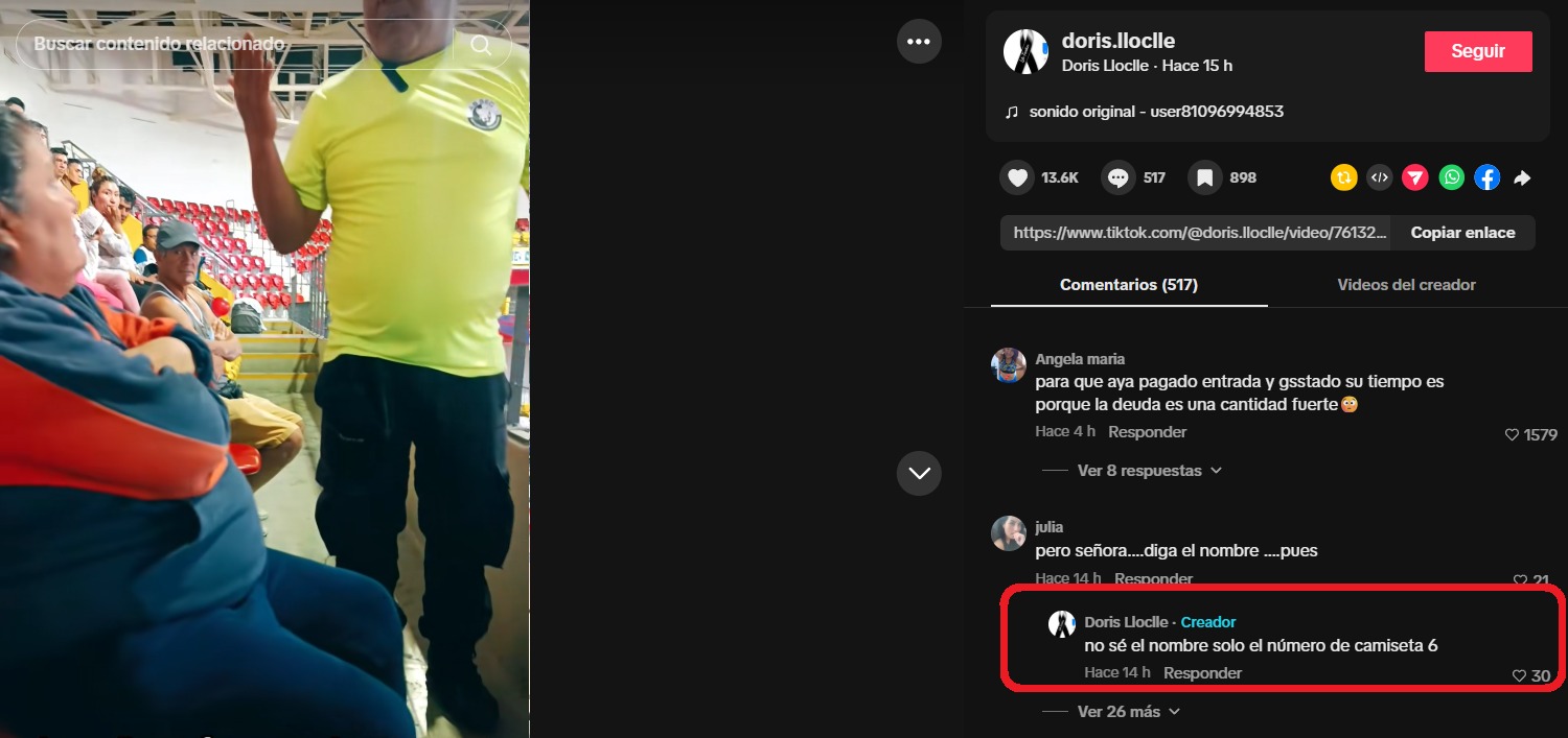 Voleibolista de la San Mart�n es encarada a gritos por una mujer en pleno partido