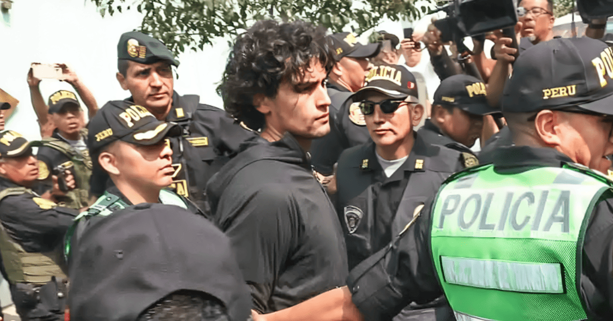 Adrián Villar: Así fue trasladado a la sede de la Corte Superior de Justicia de Lima tras sentencia de prisión preventiva