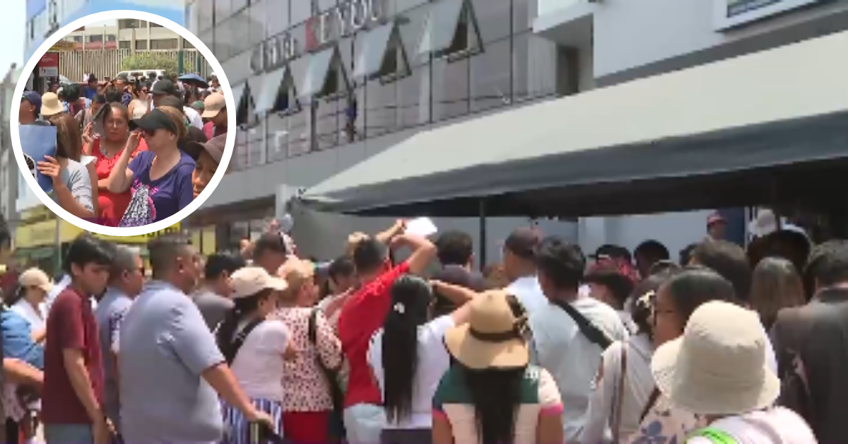 Reportan largas colas en exteriores de sede del Reniec de la av. San Luis: Sistema presentaría fallas