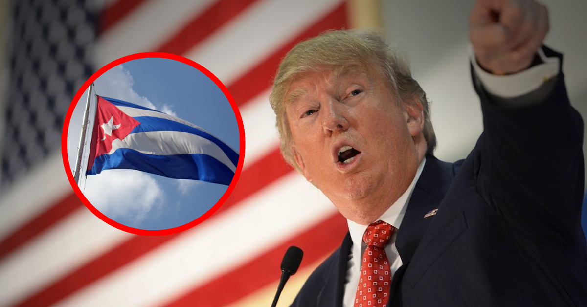 Trump lanza amenaza a Cuba y asegura que caída del régimen será "la guinda del pastel"